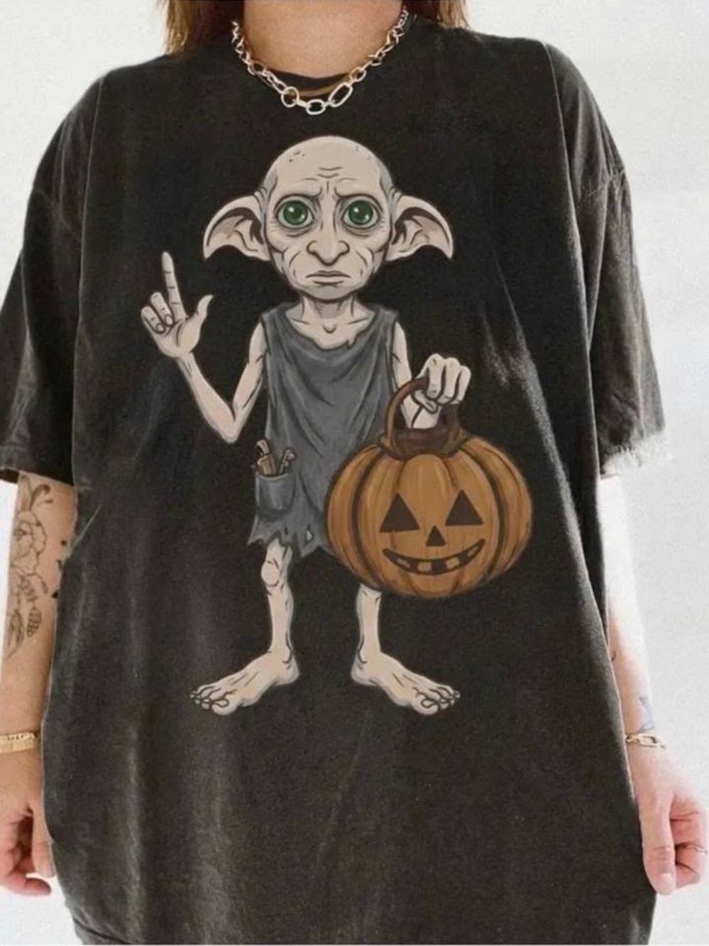 Dobby Pumpkin Trick-or-Treat Costume Tee - Pepper